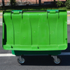 大型废物容器覆盖垃圾桶的大塑料盖