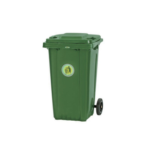 360L两轮户外彩色塑料垃圾桶